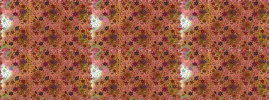 Sorun -suz. Raster illüstrasyon. Küçük çiçek sevimli Çiçek desen.