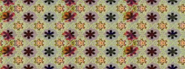 Raster düz çiçek çizim deseni. Tarafsız ve gri renklerde çiçekler. Tasarım hediye paketi, tebrik kartları, posterler ve afiş tasarımı.