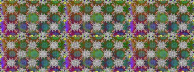 Kusursuz. Küçük çiçekteki sevimli çiçek deseni. Raster illüstrasyonu.