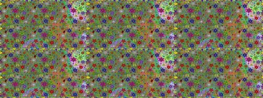 Şekillendirilmiş çiçeklerle kusursuz desen. Çiçek deseni duvar kağıdı, desen dolguları ve web sayfası arka planı için kullanılabilir. Süslü zentangılsız desen, soyut çiçeklerle süslenmiş..