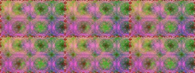 Yeşil renkli çiçekler. Hediye ambalaj kağıdı, tebrik kartları, posterler ve pankart tasarımı. Raster düz çiçekleri pürüzsüz desen.