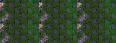 Yeşil ve gri renkli çiçekler. Raster düz çiçekleri pürüzsüz desen. Tasarım hediye paketi, tebrik kartları, posterler ve afiş tasarımı.