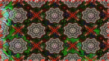 Çiçekli el, pürüzsüz desen çizmiş. Modern gelişim, gri ve kahverengi raster arka plan duvar kağıdı çizimi, klasik çizgiler, desenli desenli çiçekler, çiçekli süsler..