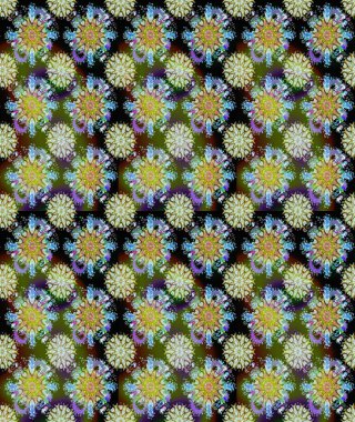 Çiçekli el, pürüzsüz desen çizmiş. Modern gelişim, nötr ve yeşil raster arka plan duvar kağıdı çizimi, klasik çizgiler, desenli desenli çiçekler, çiçekli süsler..