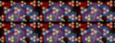 Çiçekli yaz çiçekleri. Küçük renkli çiçekler. Küçük çiçekte güzel bir desen. Robot resim. Moda baskıları için zarif bir şablon. Motley illüstrasyonu.