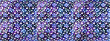 Çizgisiz desen. Raster Moda kumaş deseni. Şirin çiçekler..