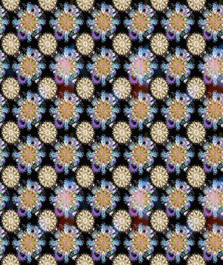 Suluboya kusursuz desen. Çiçek izi. Suluboya tarzında siyah ve nötr renkler üzerine çiçekler.