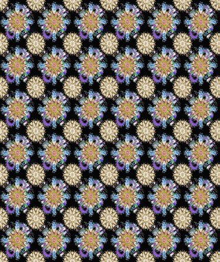 Siyah ve nötr renklerde çiçekler. Çiçeklerle kusursuz desen. Suluboya çizimi. El çizimi.