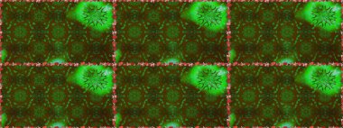 Renkli Bahar Temalı Kusursuz Arkaplan. Düz Çiçek Elementleri Tasarımı. Raster..