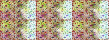 Güzel kumaş deseni. Hoş bir çiçek geçmişi var. Raster illüstrasyonu. Küçük bir çiçekte kusursuz desen.