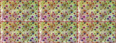 Suluboya, elle çizilmiş. Raster illüstrasyonu. Tarafsız ve bej renkli yapraklı yabani çiçekler. Kusursuz arkaplan deseni.