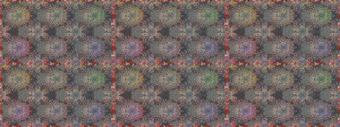 Patlayan çiçekler soyut olarak yerleştirilmiş. Gri ve kahverengi renklerde bahar çiçekleri. Raster illüstrasyonu. Raster deseni.