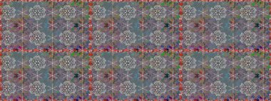 Kusursuz Vintage Çiçek Deseni. Raster Kalça dokusu deseni.