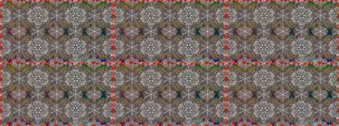 Kusursuz. Gri renkli çiçekler. Şirin çiçek elementleri. Raster illüstrasyonu.