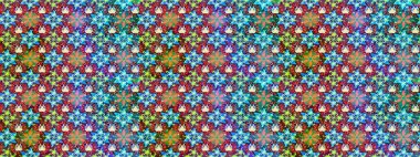 Raster güzel kumaş deseni çiziyor. Çiçek deseni. Renkli Bahar Teması eskiz kalıbı. Düz Çiçek Elementleri Tasarımı.