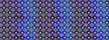 Mor renkli çiçekler. Raster illüstrasyonu. Çizim çiçek deseni duvar kağıdı için kullanılabilir.