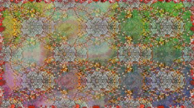 Çiçek desenleri gri ve kahverengi renklerde, el yapımı papatyalar, papatyalar. Tekrar eden çiçek arkaplanı, zarif gri ve kahverengi çiçek duvar kağıdı.