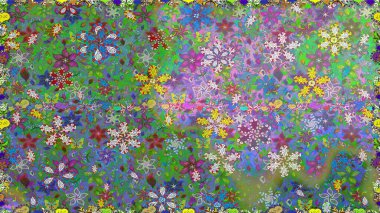 Kusursuz etnik tasarım. Yatak çarşafları, ceket, paket tasarımı, kumaş ve moda kavramları için tekstil baskısı. Çiçekleri, deniz kabukları, mandalaları ve suluboya efektleri olan deniz altyapısı.