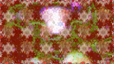 Kusursuz. Küçük çiçekteki sevimli çiçek deseni. Raster illüstrasyonu.