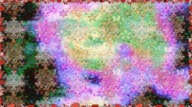 Küçük çiçekte güzel bir desen. Kusursuz. Çiçekli yaz çiçekleri. Küçük renkli çiçekler. Motley illüstrasyonu. Moda baskıları için zarif bir şablon.