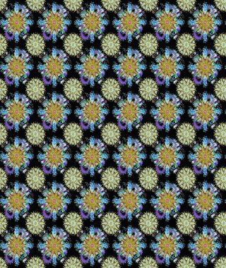 Çiçekli karalama şeklinde Raster çiçek deseni. Yumuşak, bahar çiçekli arka plan. Siyah ve nötr renkte çiçekler.