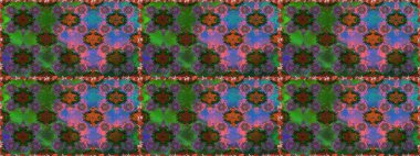 Tatlı suluboya, dikişsiz çiçek deseni. Büyük bir çiçek boyası seti. Kartlar, davetiyeler, tarih kartları ve daha fazlası için kullanılabilir.