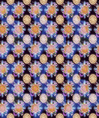 Kartlar, davetiyeler, tarih kartları ve daha fazlası için kullanılabilir. Tatlı suluboya, dikişsiz çiçek deseni. Büyük bir suluboya çiçek seti..