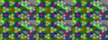 Suluboya, elle çizilmiş. Eskiz arkaplan modeli. Raster hisseleri. Çiçekler yeşil ve mavi üzerine.