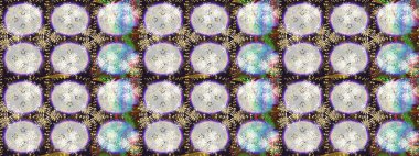 Düz Çiçek Elementleri Tasarımı. Tarafsız ve gri renklerde çiçekler. Raster illüstrasyonundaki çiçek desenli çizim. Renkli Bahar Teması çizim şablonu.