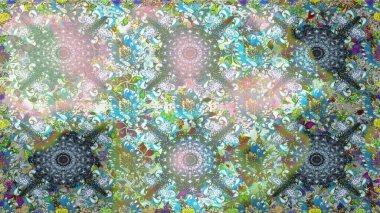 Ev dekorasyonu. Paisley baskı el çizilmiş elemanları. Fantezi çiçekler, doğal duvar kağıdı, çiçek dekorasyon kıvırcık illüstrasyon ile Dikişsiz desen.