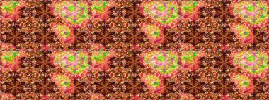 Kahverengi renklerde altın element. Antika altın tekrarlanabilir duvar kağıdı. Damask arkaplanı tekerrür ediyor. Barok tarzında altın çiçek süsü..