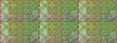 Varicologreen ve nötr raster pürüzsüz çizim. Bir sürü yeşil ve nötr soyut çiçekli tropik, pürüzsüz desen. Küçük çiçekte sevimli çiçek deseni var..