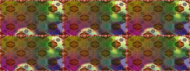 Kahverengi arka planda. El çizimi çiçekli, pürüzsüz bir desen. Çocuksu tasarım. Tekstil, kumaş, ambalaj, hatıra defteri için güzel çiçek arkaplanı..