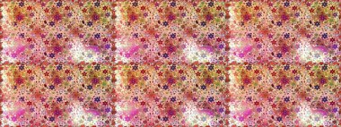 Süslü, dikişsiz, soyut çiçeklerle süslenmiş. Çiçek deseni duvar kağıdı, desen dolguları ve web sayfası arka planı için kullanılabilir. Şekillendirilmiş çiçeklerle kusursuz desen.