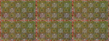 Hoş bir çiçek geçmişi var. Küçük çiçekteki kusursuz desen. Güzel kumaş deseni. Raster illüstrasyonu.