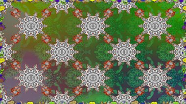 Raster resim. Çiçek sorunsuz arka plan. Çiçek desenli. Süs bahar bahçe doku güzelleşmek.