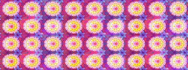 Raster illüstrasyonu. Pembe ve nötr renklerde bahar çiçekleri. Çiçek ve yapraklı karalama şeklinde Raster çiçek deseni.