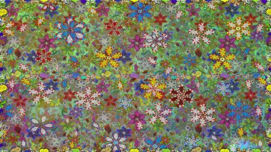 Raster desen. Botanik seamless modeli. Suluboya efekti. Organik öğeleri.