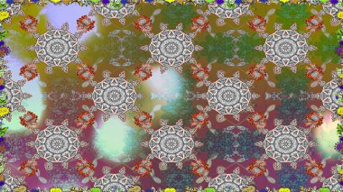 Bahar mevsimi. Nazik romantik baskı. Raster dikişsiz şirin çiçek deseni. Tatil havası..