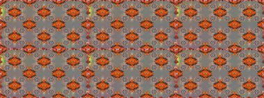 Düz Çiçek Elementleri Tasarımı. Çiçekli, kusursuz bir arkaplan. Renkli Bahar Temalı Kusursuz Arkaplan. Çocuk stili.