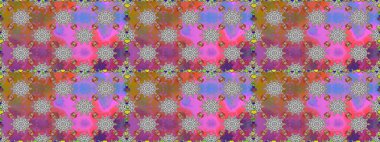 Nazik, narin çiçek arkaplanı. Çiçekli karalama şeklinde Raster çiçek deseni. Gri renkli çiçekler.