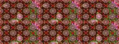 Anti-stres için soyut örnek sayfası. Kahverengi renklerde. Raster illüstrasyonu.