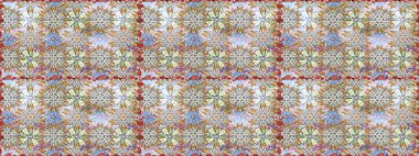 Tarafsız renklerde. Raster illüstrasyonu. 3D çiçekler, pürüzsüz.