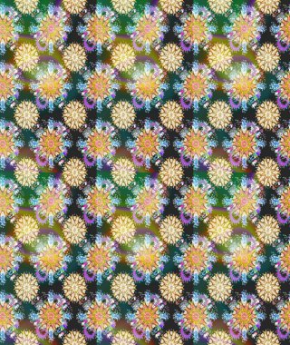 Çiçekler bej ve nötr renklerde. Gömlek baskısı için çiçek boyası. Çiçeksiz desenli arka plan.