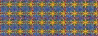 Mavi ve nötr renklerde çiçeklerle kusursuz çiçek deseni. Suluboya tarzında mavi ve nötr renkte çiçekler.