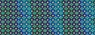 Düz Çiçek Elementleri Tasarımı. Çiçekli eskiz çizimi. Mavi ve nötr renklerde çiçekler. Renkli Yaz Teması çizim şablonu.