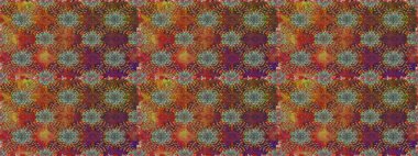 Nazik, narin çiçek arkaplanı. Çiçekli karalama şeklinde Raster çiçek deseni. Kahverengi renkte çiçekler.