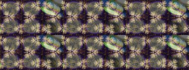 Raster illüstrasyonu. Gri ve kahverengi renklere karalamalar çizilmiş çiçek deseni.