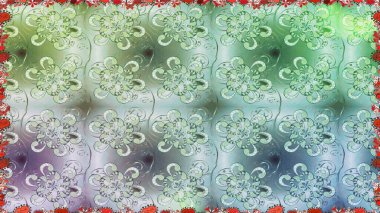 Çiçekli karalama şeklinde Raster çiçek deseni. Tarafsız ve gri renklerde çiçekler. Yumuşak, yaz çiçekli arka plan.