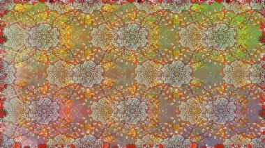 Küçük çiçekli basit, dikişsiz desen. Kahverengi ve bej renkli şirin çiçekler. Moda baskısı, albüm, ambalaj kağıdı ve duvar kağıdı için zarif dekoratif süslemeler. Raster illüstrasyonu.